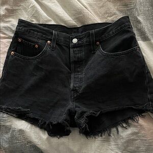 Levi’s Black Denim Shorts